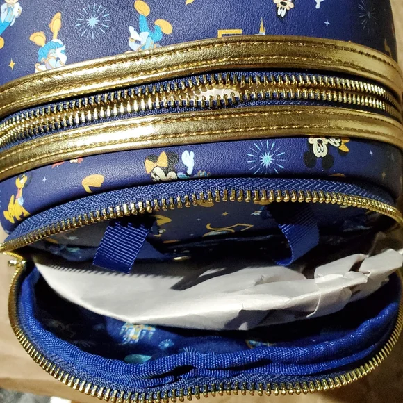 Mickey Mouse & Friends Loungefly Backpack Walt Disney World 50th Anniversary/ear - Picture 5 of 16